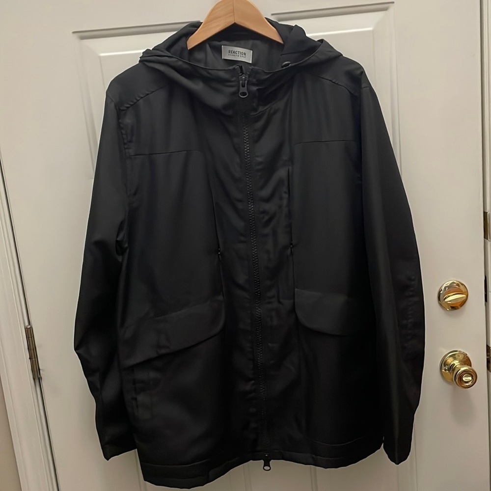 Men’s Kenneth Cole Reaction lightweight zip up jacket - black